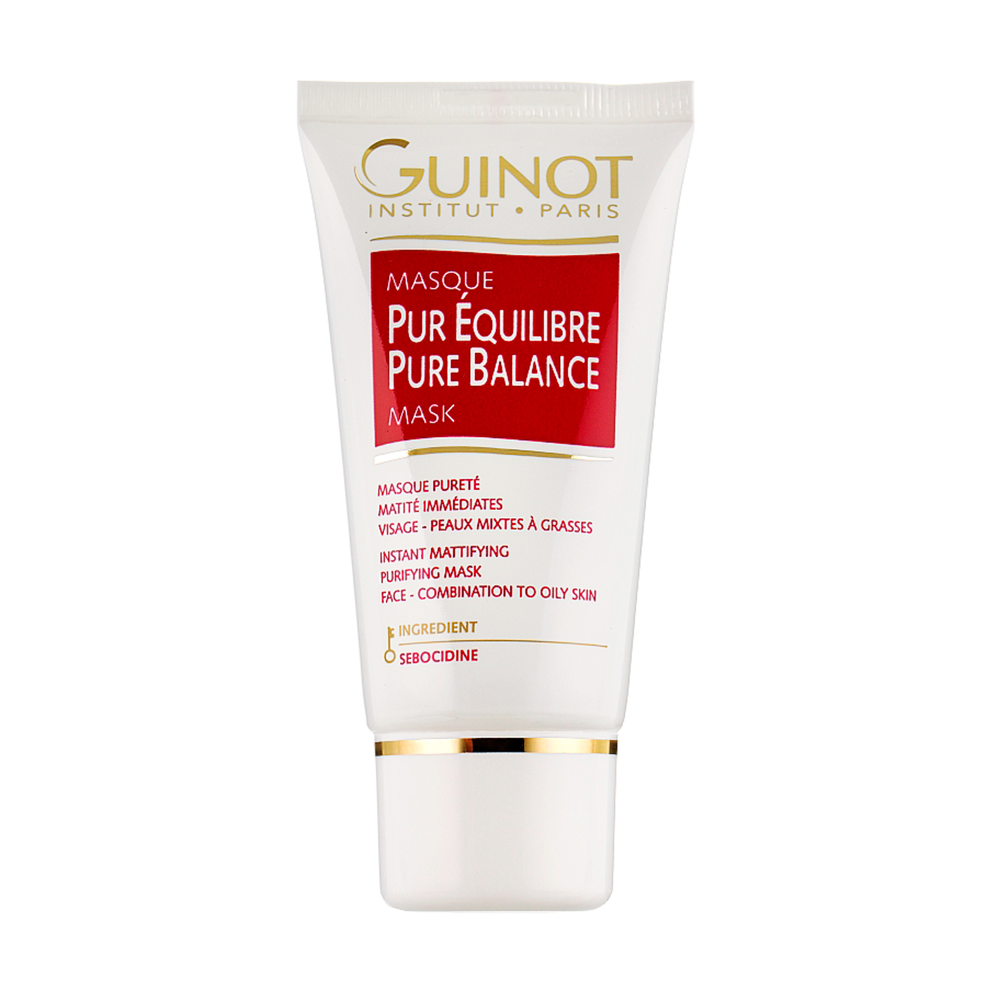 Балансувальна маска для обличчя Guinot Masque Pur Eguilibre Глибоке очищення, 50 мл