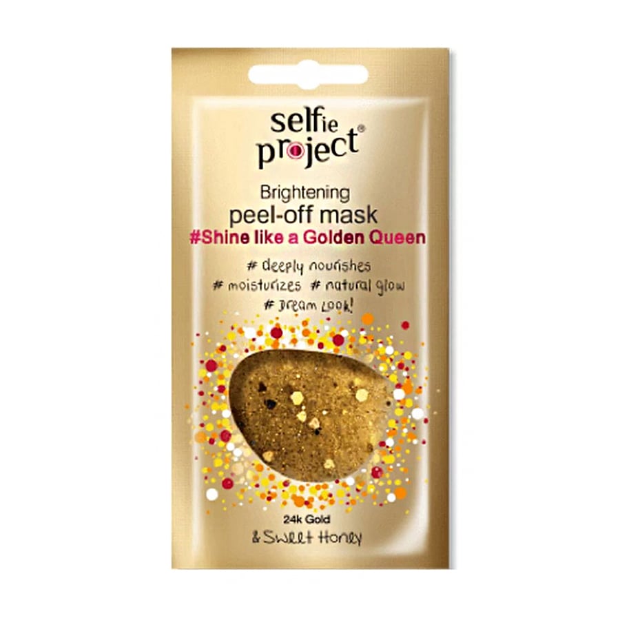 Маска для обличчя Selfie Project Brightening Peel-Off Mask Shine Like A Golden Queen, 12 мл